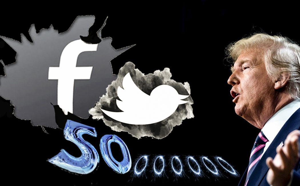 Уважение Трампа в соцсетях вынудили Facebook Inc. поставить на него Бан